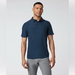 Vuori Men's Deep Blue Polo Shirt